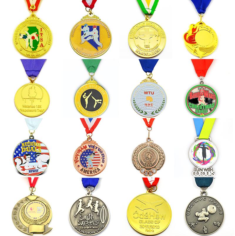  China Factory Direct Sale Custom Logo Print On Medals