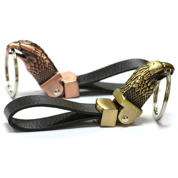 Wholesale bulk fashion metal custom car brand logo leather keychain Leather Keychain