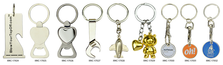 wholesale keychains metal cheap keyrings with car logo