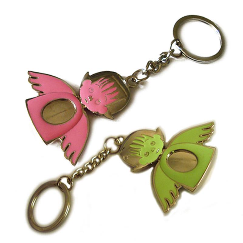 Personalized Keychain Supplies Wholesale Angel Keychains Metal Keychain