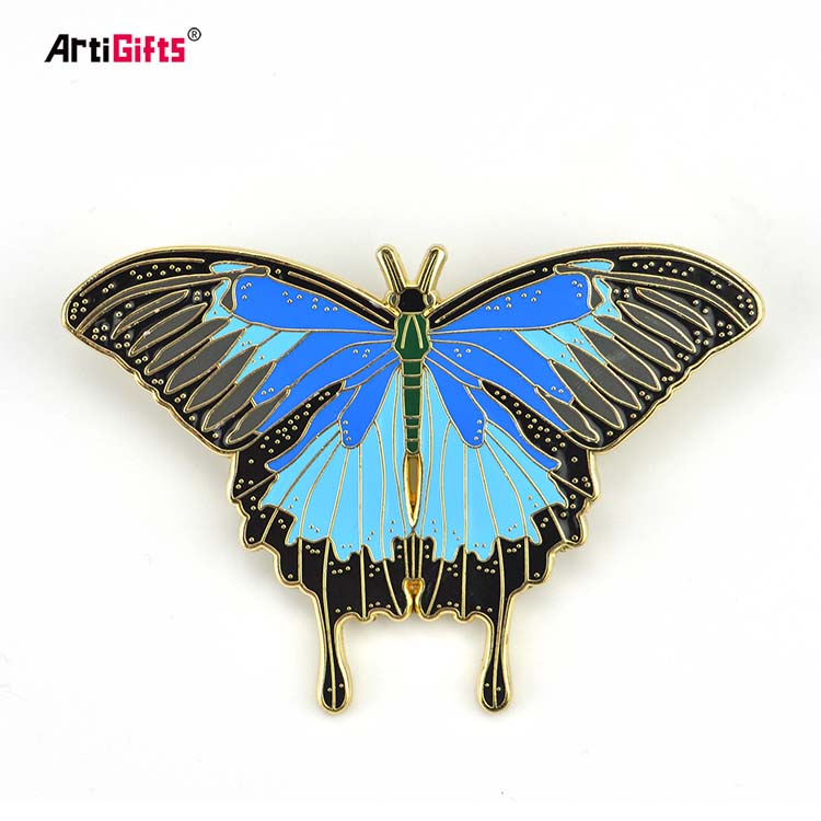 Butterfly Brooch Pin Badge Enamel Pin With Magnetic Backing