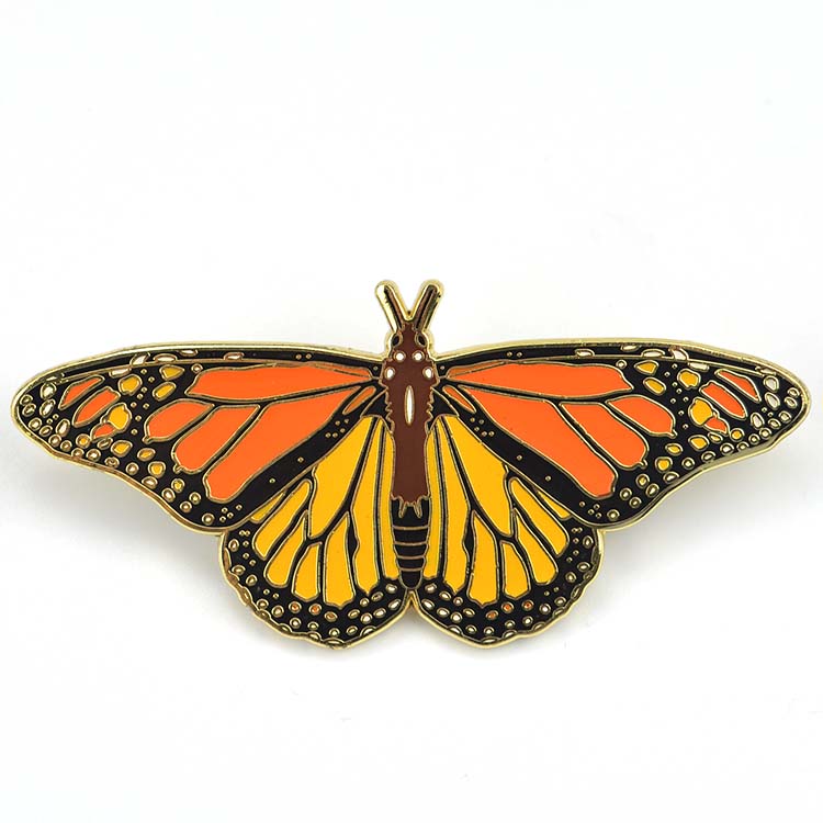 Butterfly Brooch Pin Badge Enamel Pin With Magnetic Backing
