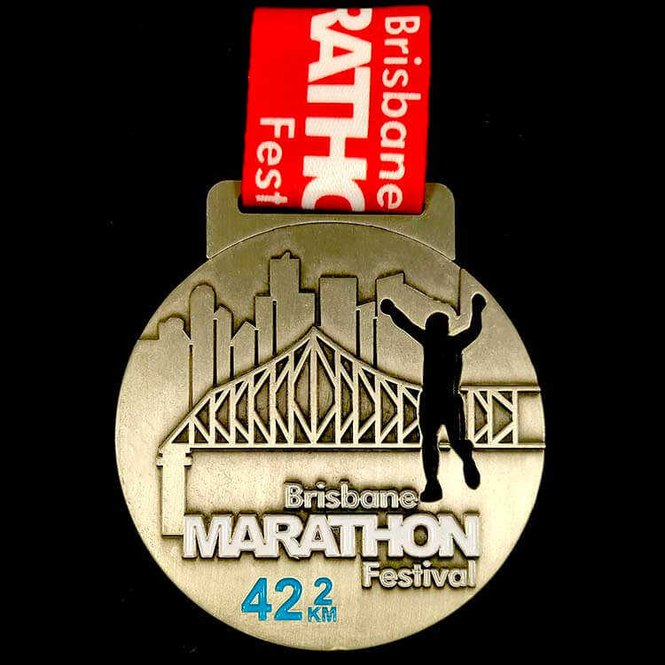Marathon Medal Manufacturer Custom Medallion Personalised Trophy