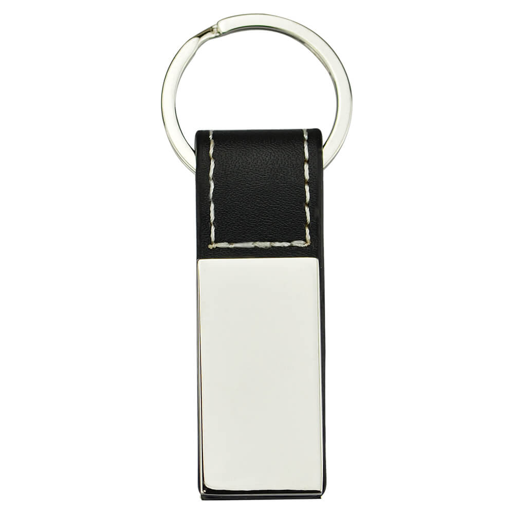 Vintage Custom Engrave Logo Luxury Key Chain Premium Genuine Leather Keychain