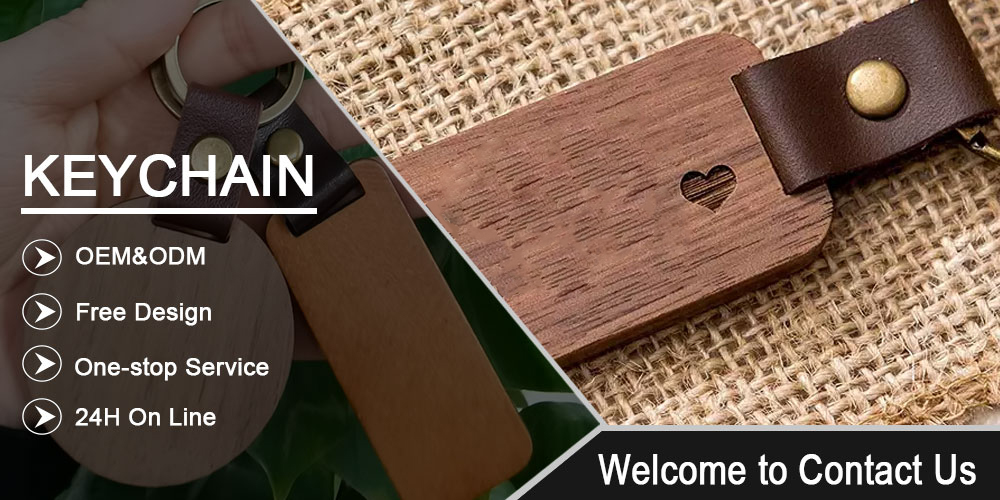 Why choose custom wooden keychain?
