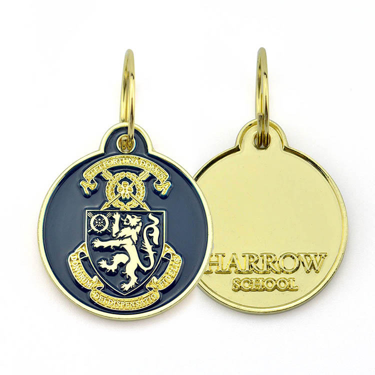 Wholesale Manufacturer Design Metal Medal Keychain Custom Die Cast Keychain