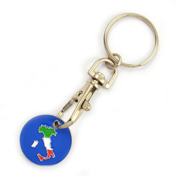 Key Chain Maker Custom Trolley Coin Keychain Metal With Coin