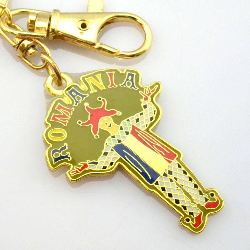 enamel clown cool keyrings