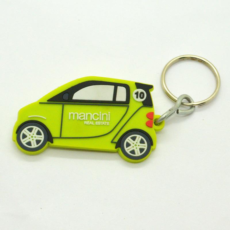 Custom Pvc Rubber Car Keychain