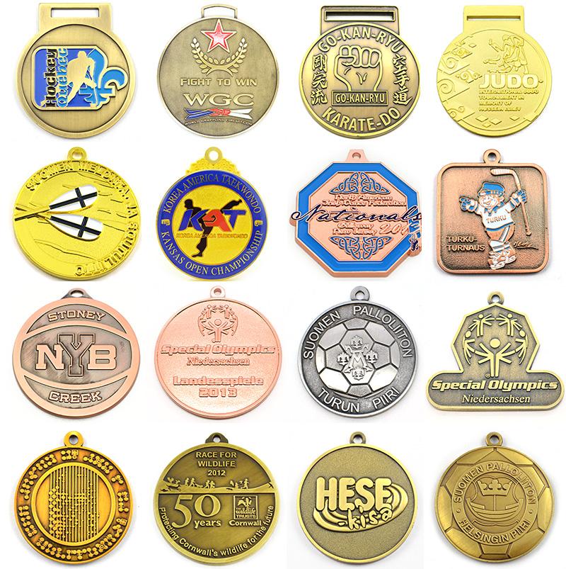 Sports Day Rugby Medals Custom Design Metal 3D Mold Personalise