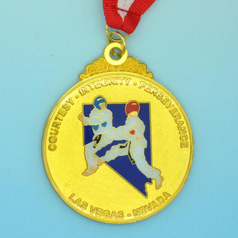 China Medal Maker Supplier Custom Taekwondo Medal Holder