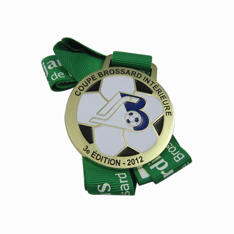 Customized Zinc Alloy Football Medal For Sport Meeting
