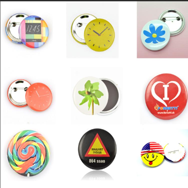 Promotional Custom Blank Tin Enamel Pin Button Badge