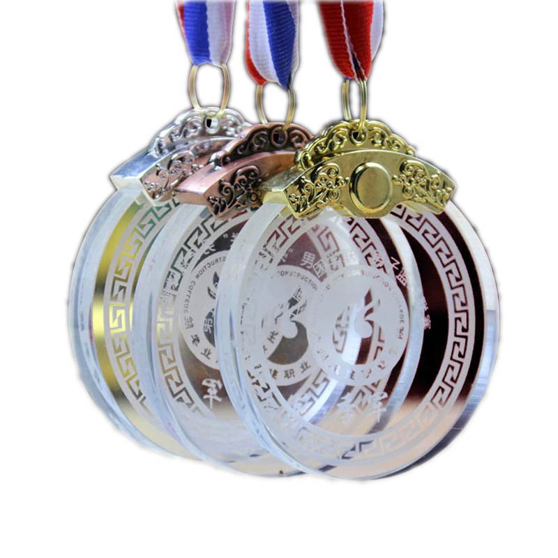 Blank Glass Crystal Medal