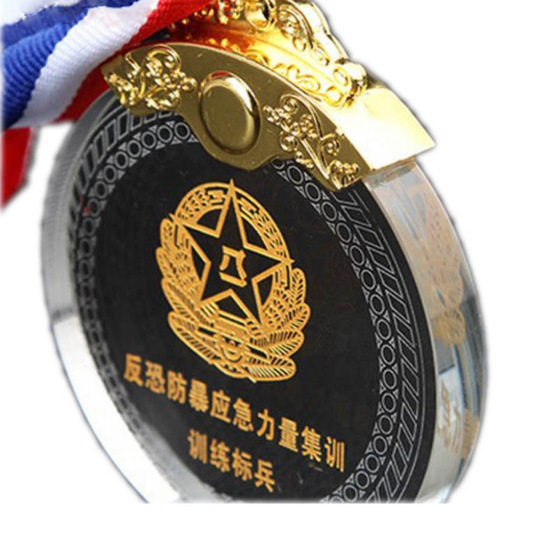 Top Quality Artigifts China Factory Custom Design Glass Medal