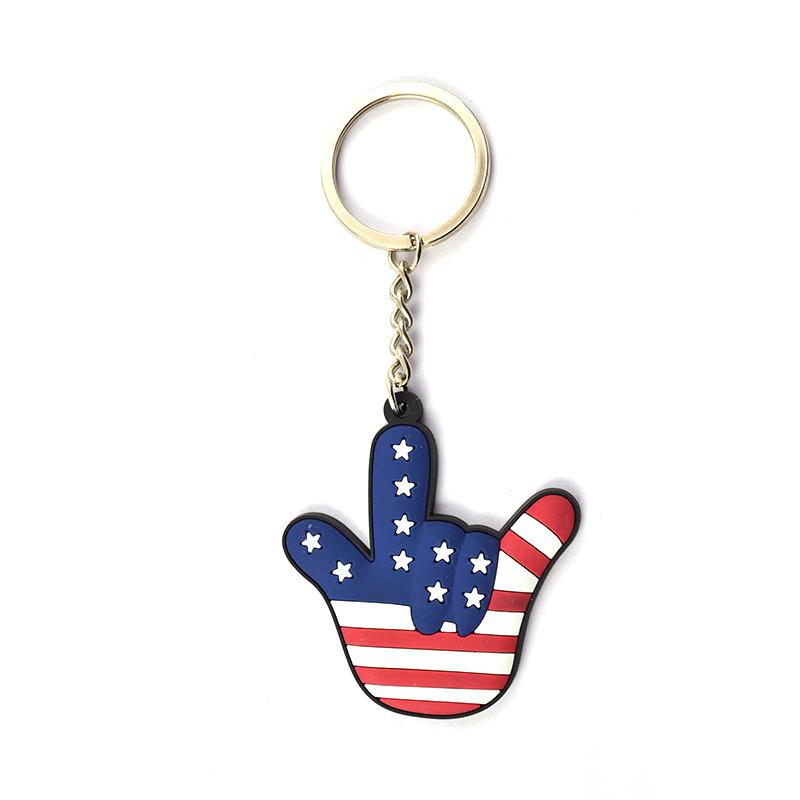 Keychain Factory Supplier Custom Rubber Soft Pvc Car Key Chain