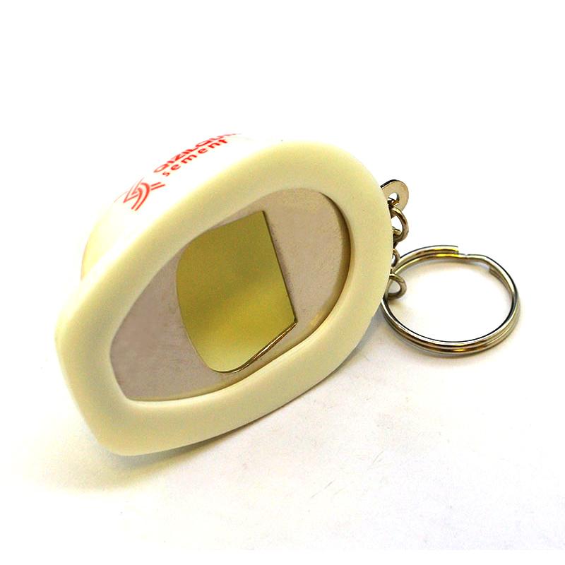 Wholesale Custom Bulk Plastic Bottle Opener Keyring Helmet