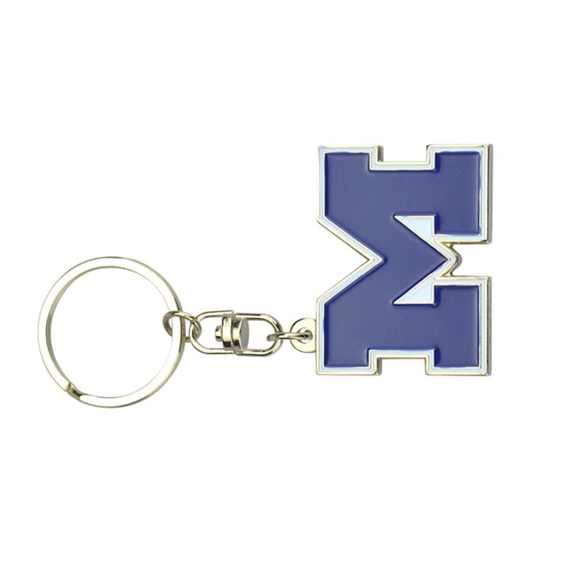 Custom Design Your Own Letter Metal Enamel London Keyrings Wholesale