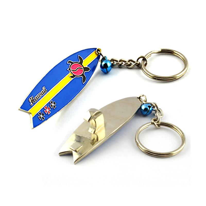 Surfboard Bottle Opener Keychain