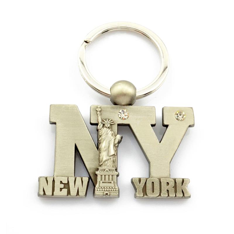 wholesale keychain metal new york keychain