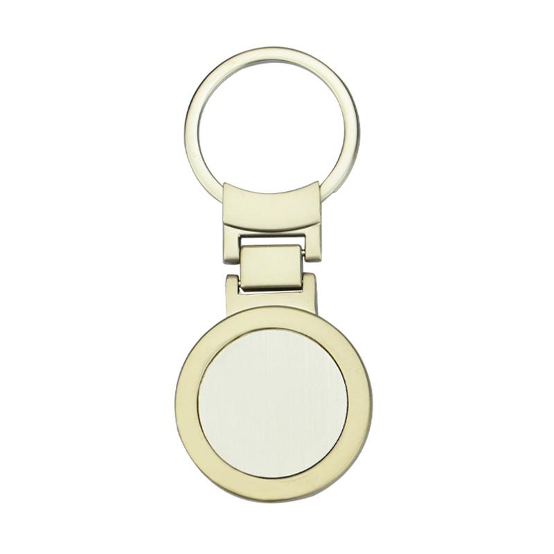 metal blank key chain custom logo