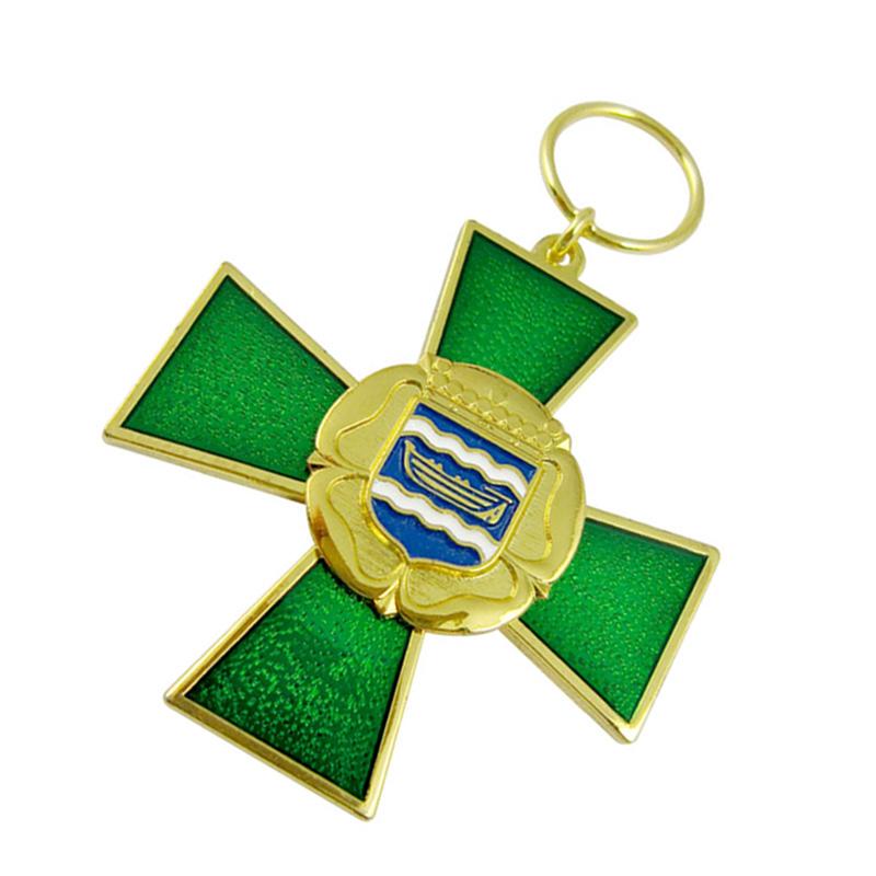 wholesale keychains metal enamel cross key chain