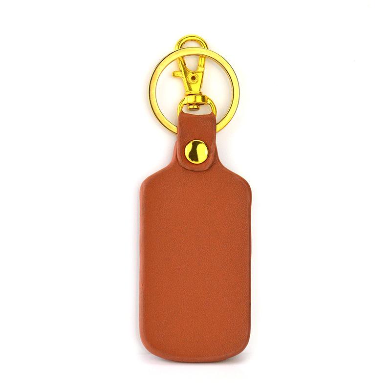 wholesale keychains metal and leather expensive keychain