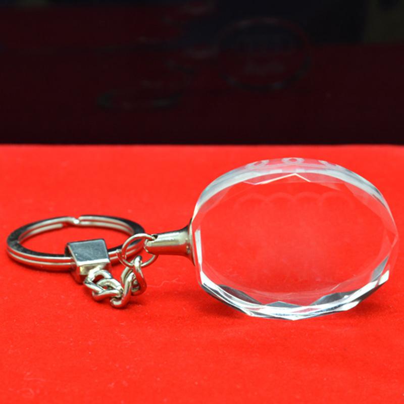 crystal keychain laser key chain