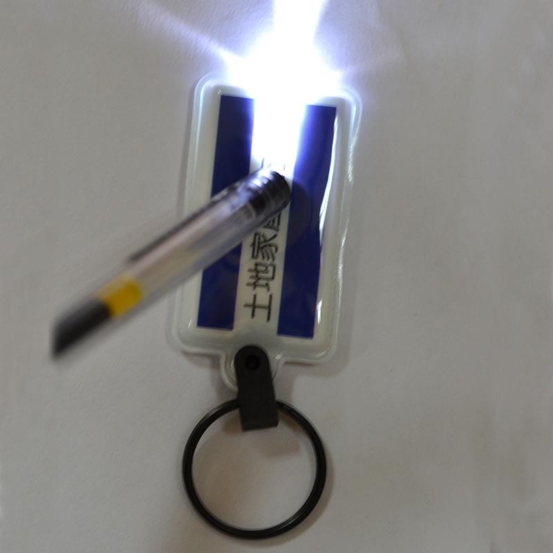 pvc keychains maker custom key holder with led