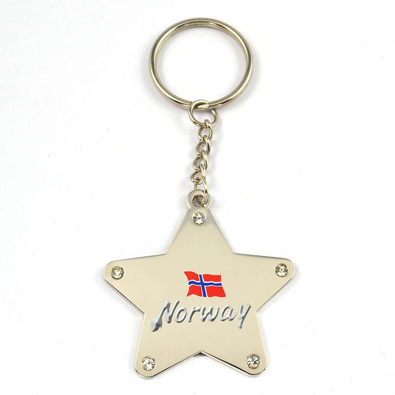 free sample customized shape keychain