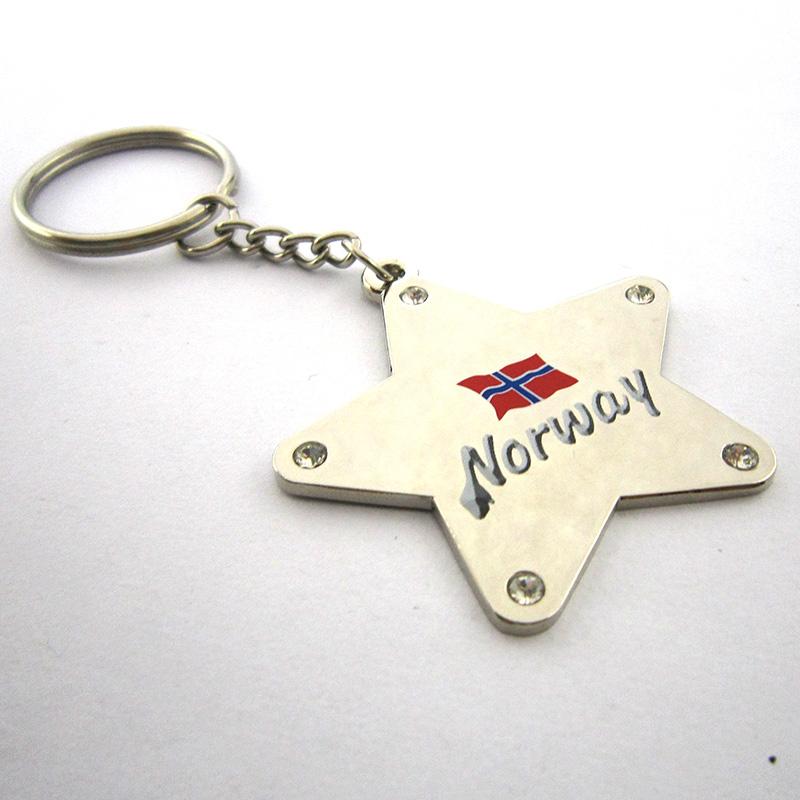 free sample customized shape keychain