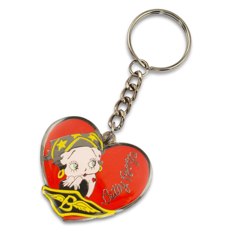 metal keychain heart