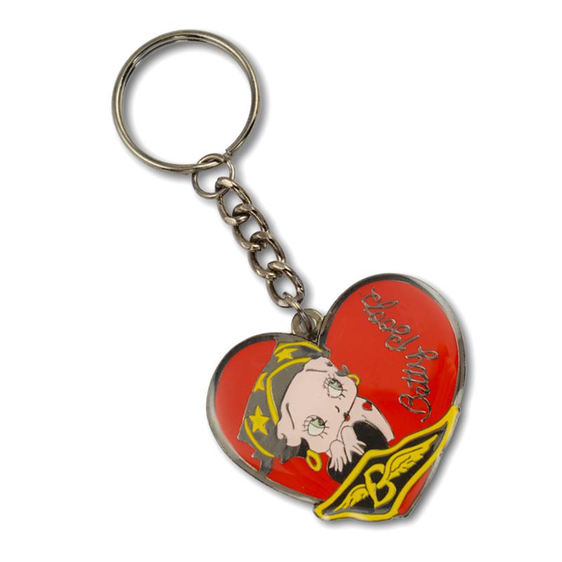 metal keychain heart