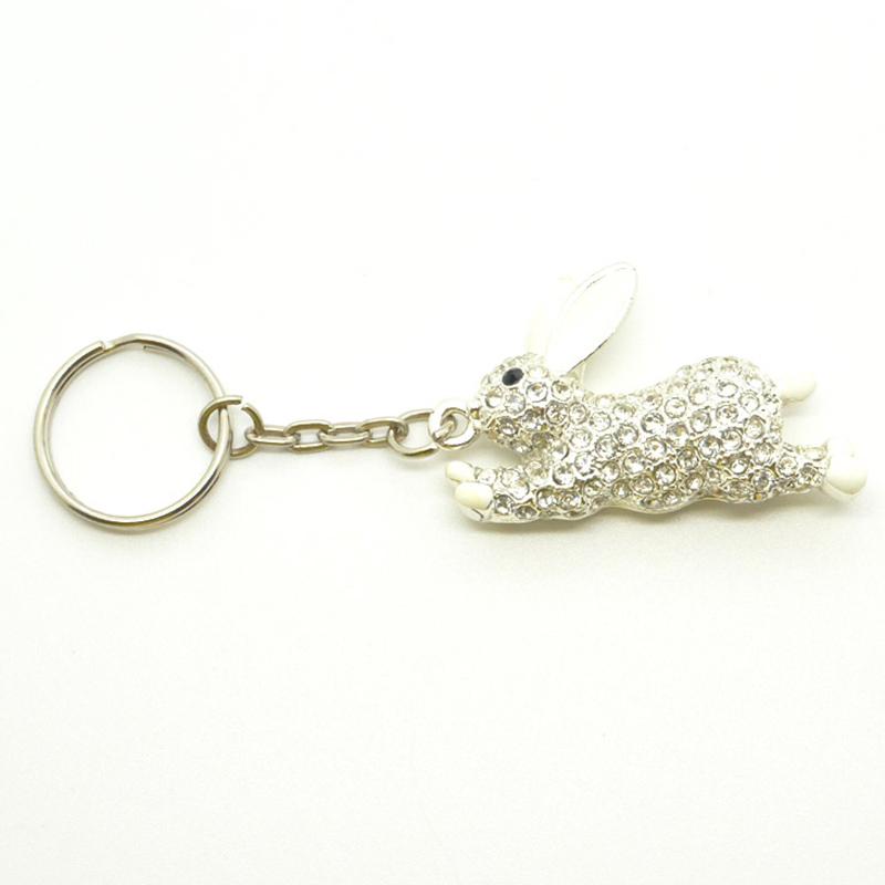 wholesale keychains custom metal rabbit key chain