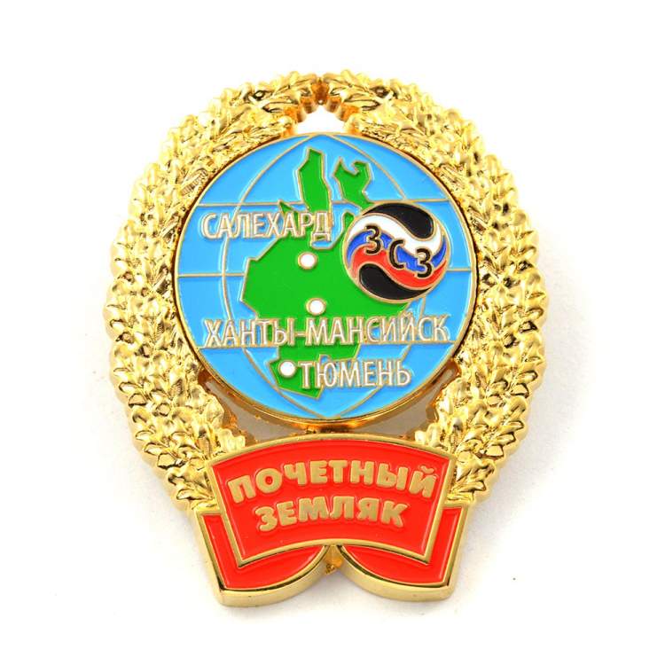 metal enamel pin badge