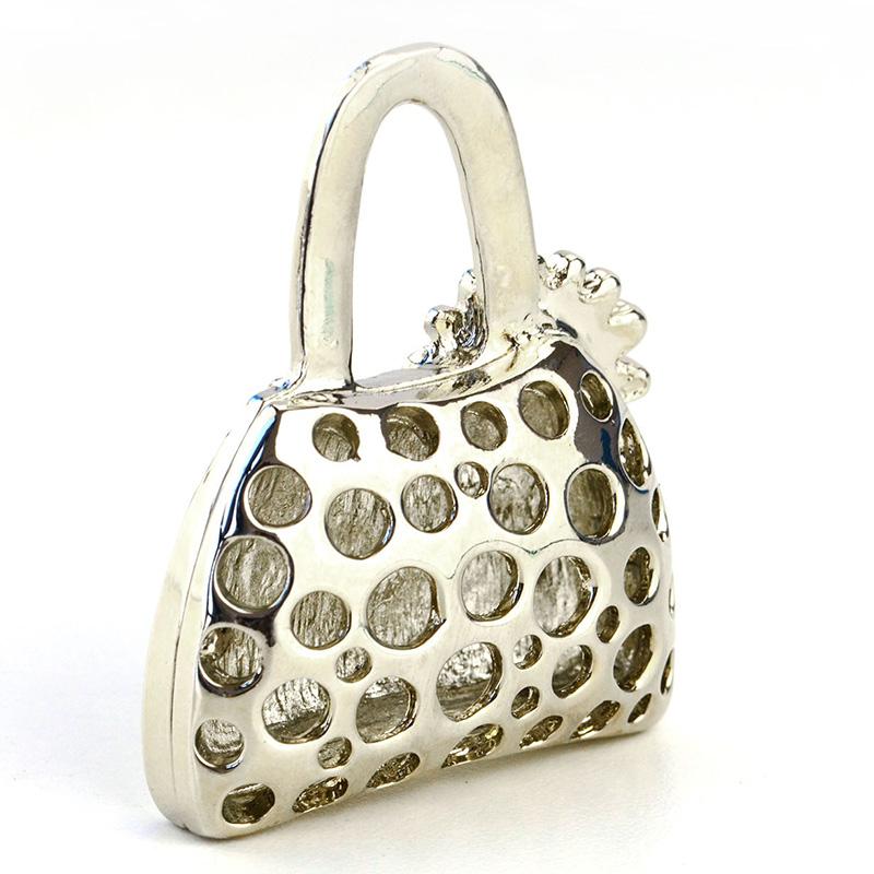 Rhinestone Stainless Steel Keyring