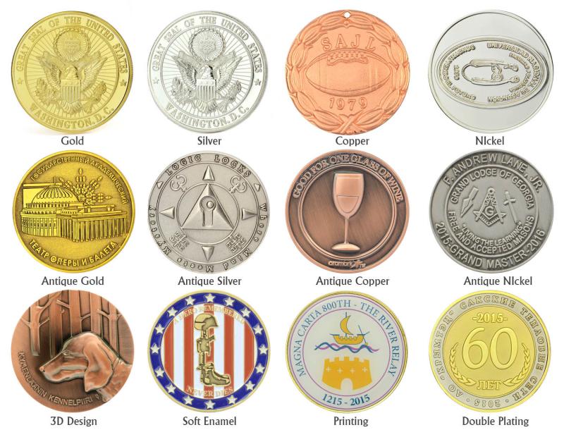 Euro Coins Wholesale 2D Metal Enamel Coin