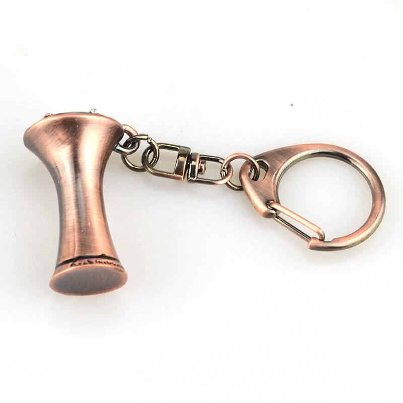 Antique Copper 3D Key Chain