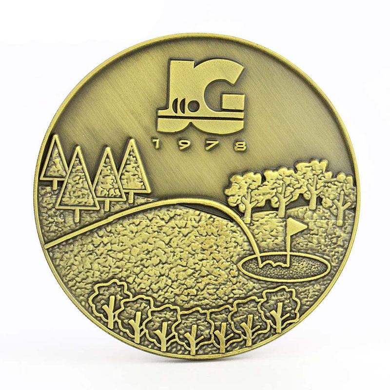 No Minimum Wholesale Custom Metal Coin