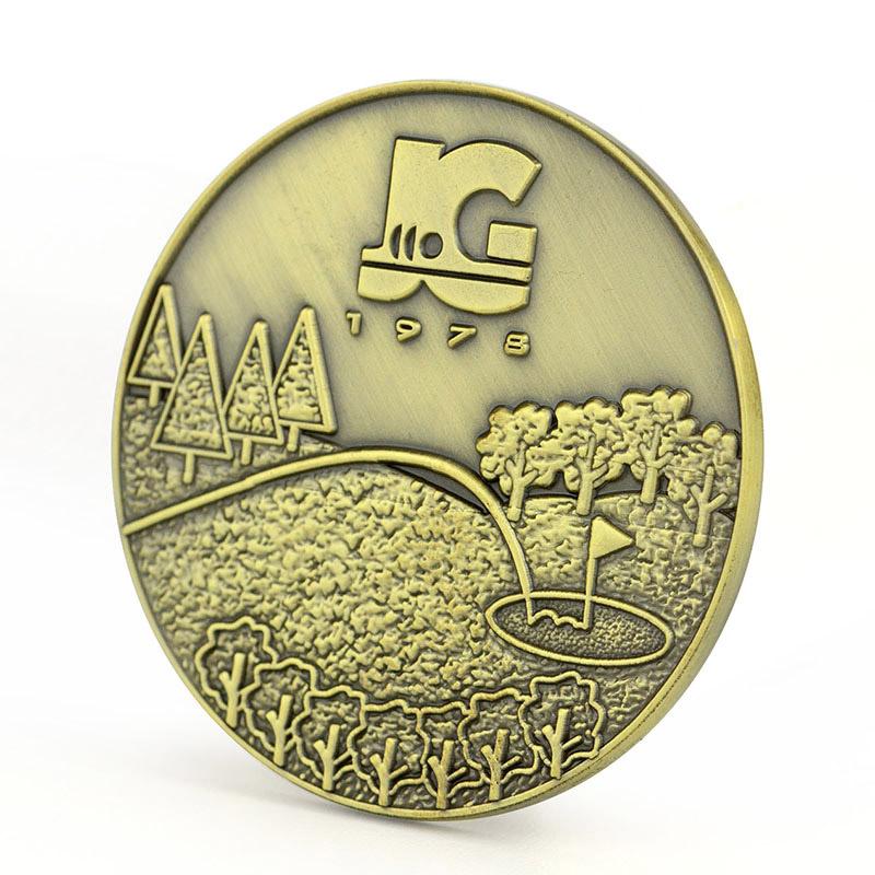 No Minimum Wholesale Custom Metal Coin