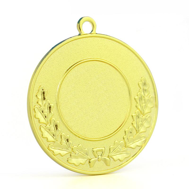 Metal Gold Plated Sports Blank Medal