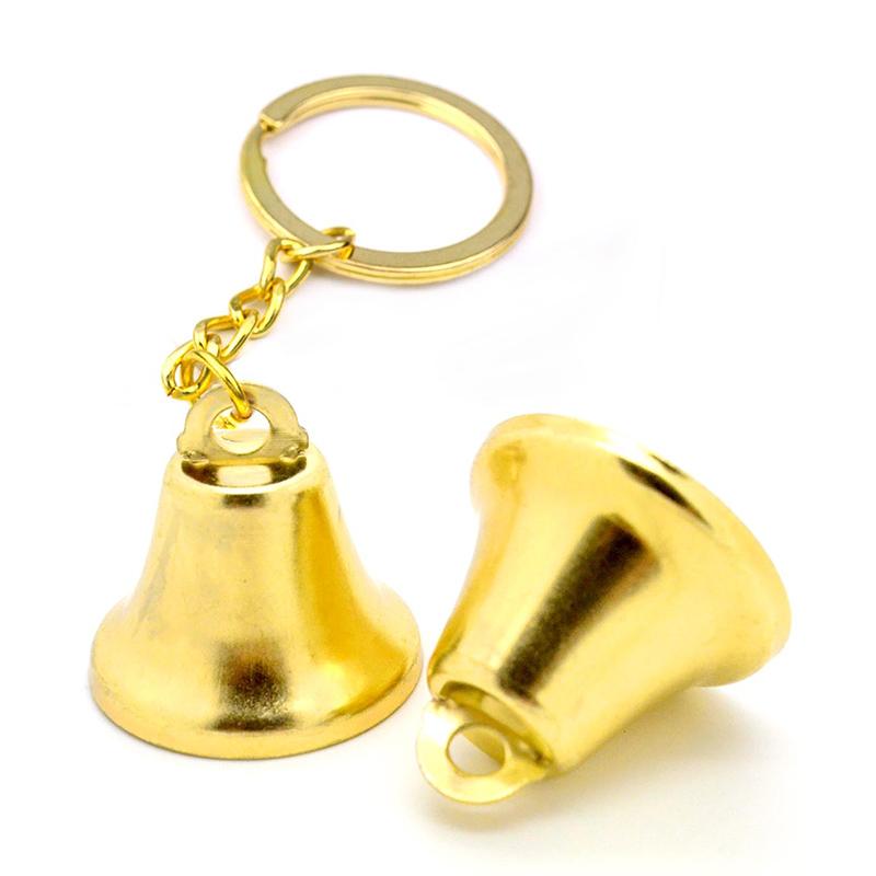 Metal Bell Key Ring Keychain