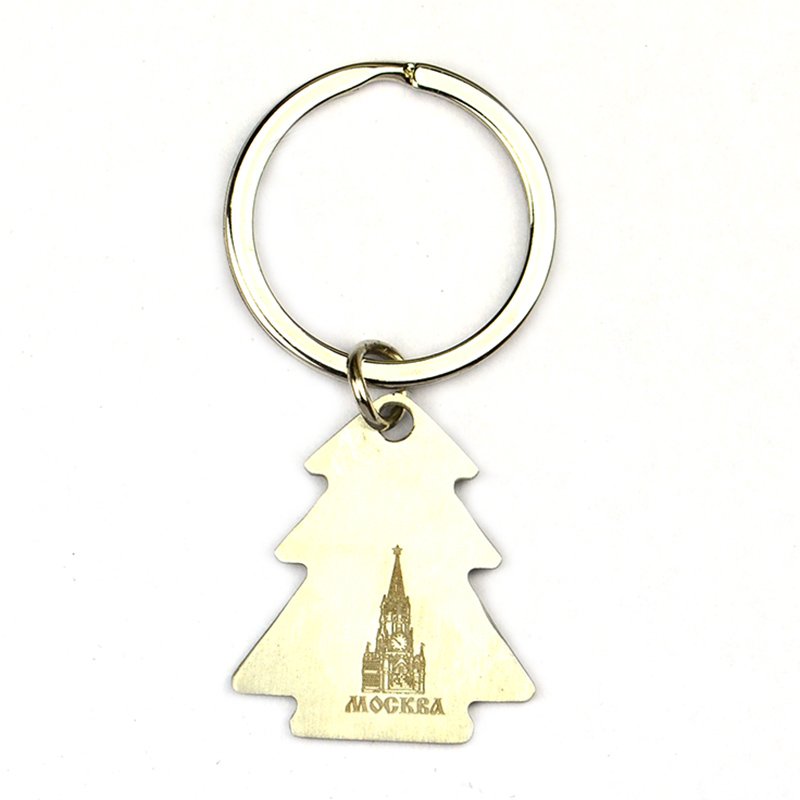 Zinc Alloy Christmas Keychain