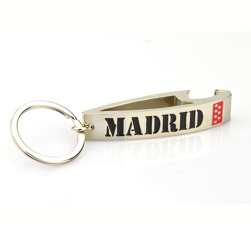 Key ring bottle opener