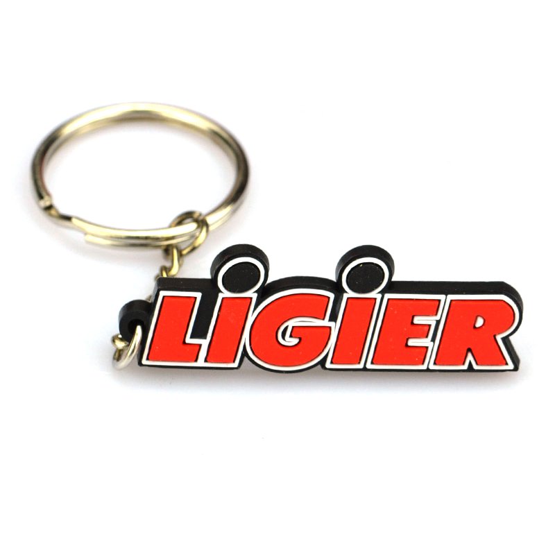 Pvc Letter Key Chain rubber Keychain