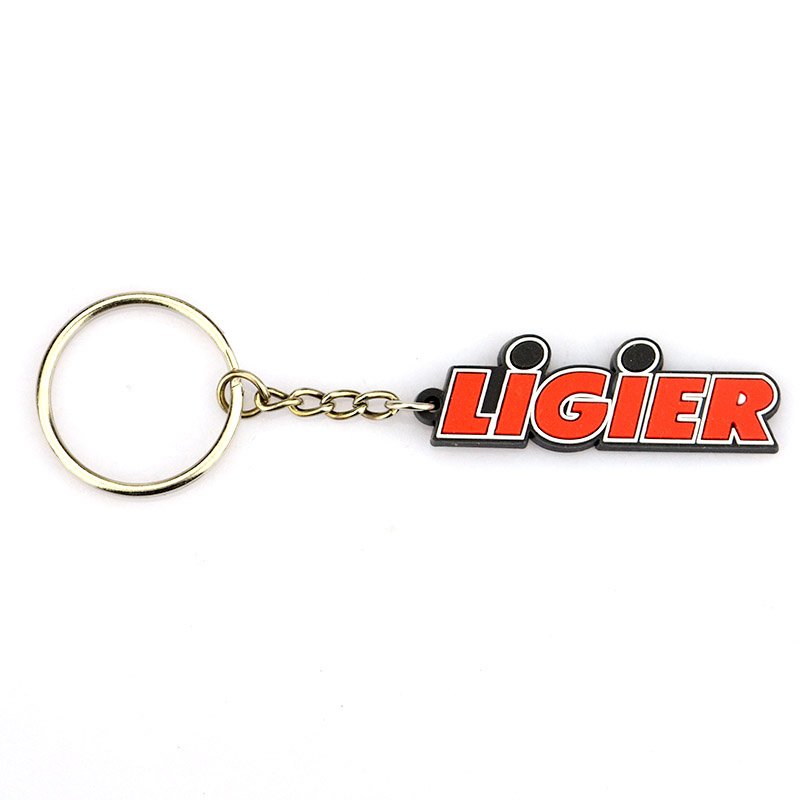 Pvc Letter Key Chain rubber Keychain