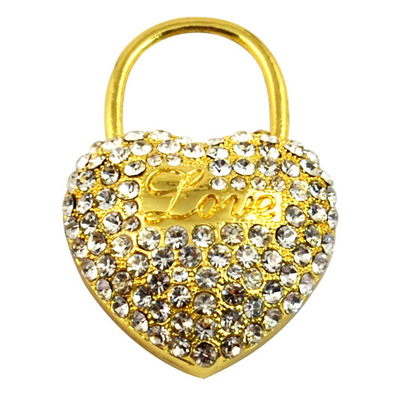 Heart Shape Rhinestone Key Chain