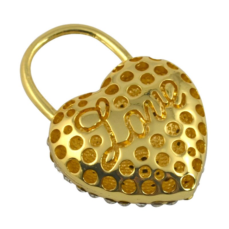 Heart Shape Rhinestone Key Chain