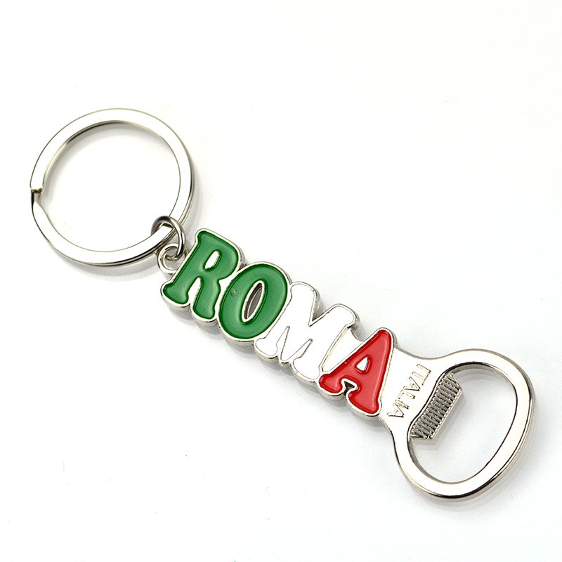 Letter Keyring With Bottle Opener