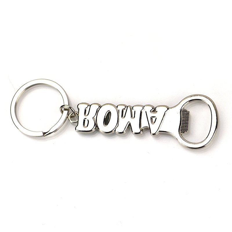 Letter Keyring With Bottle Opener